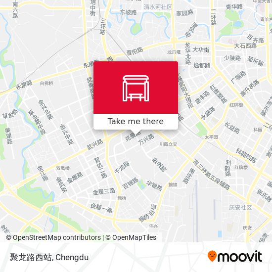 聚龙路西站 map