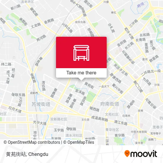 黄苑街站 map