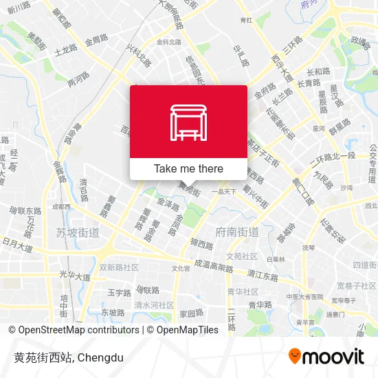 黄苑街西站 map