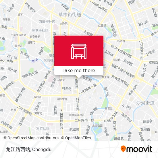 龙江路西站 map