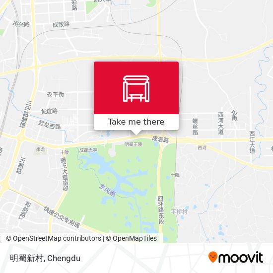 明蜀新村 map