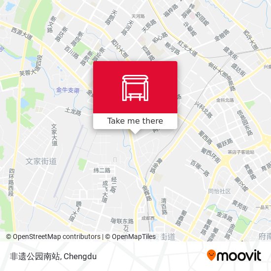 非遗公园南站 map