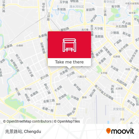 兆景路站 map