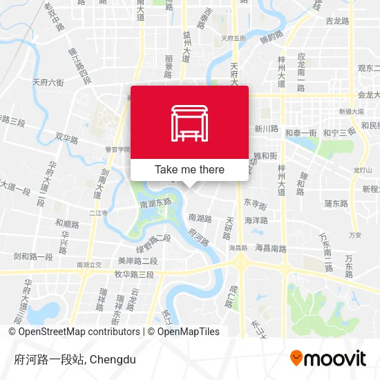 府河路一段站 map