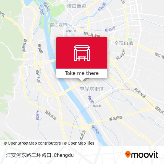 江安河东路二环路口 map