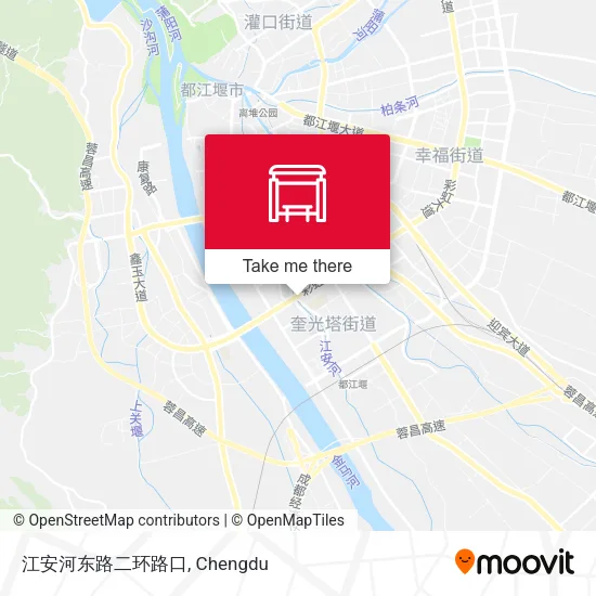 江安河东路二环路口 map
