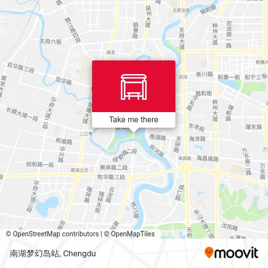 南湖梦幻岛站 map