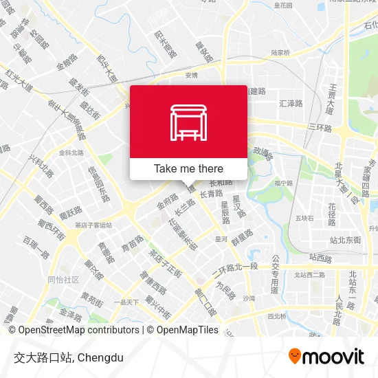 交大路口站 map