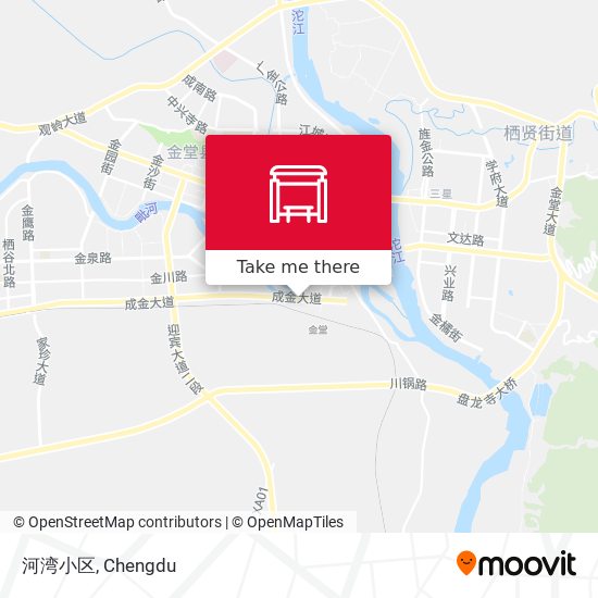 河湾小区 map