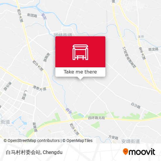 白马村村委会站 map