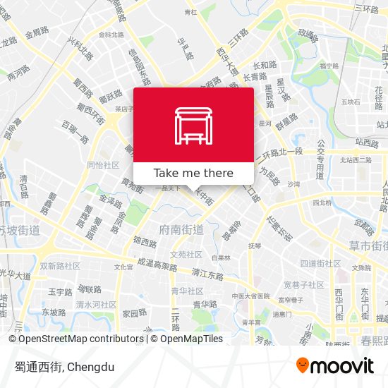 蜀通西街 map