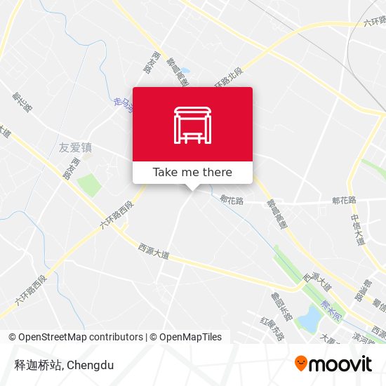 释迦桥站 map