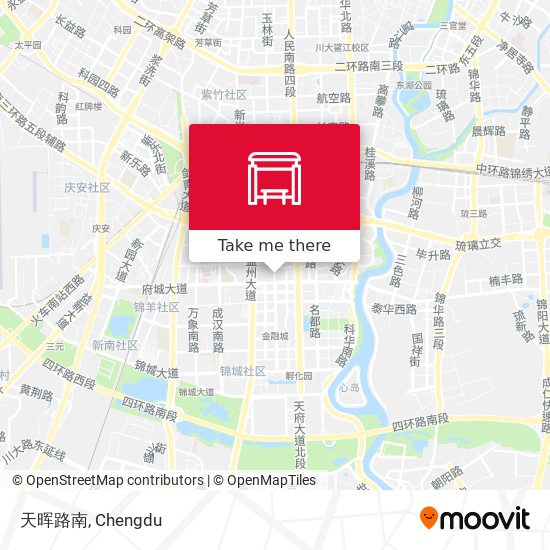天晖路南 map