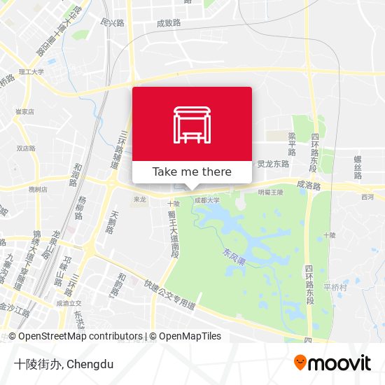 十陵街办 map
