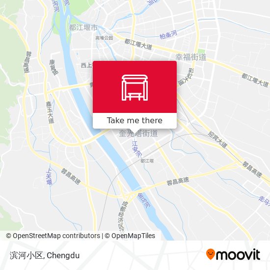 滨河小区 map