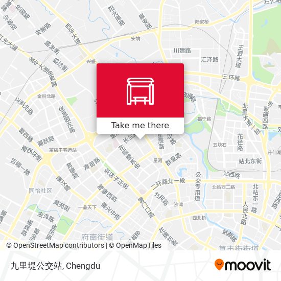 九里堤公交站 map
