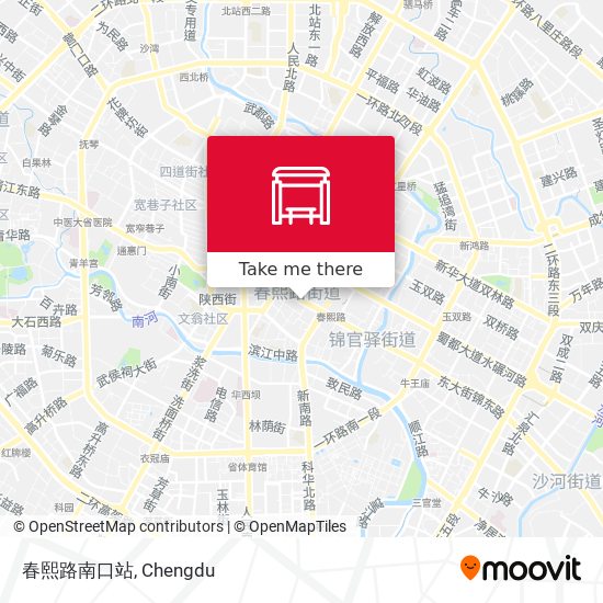 春熙路南口站 map