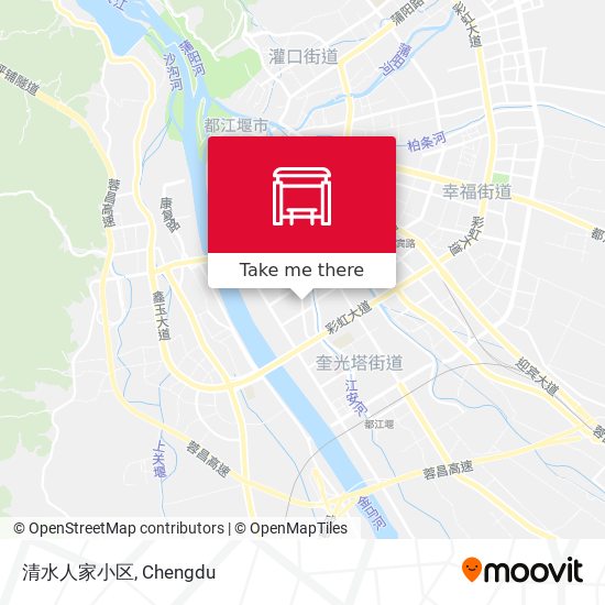 清水人家小区 map