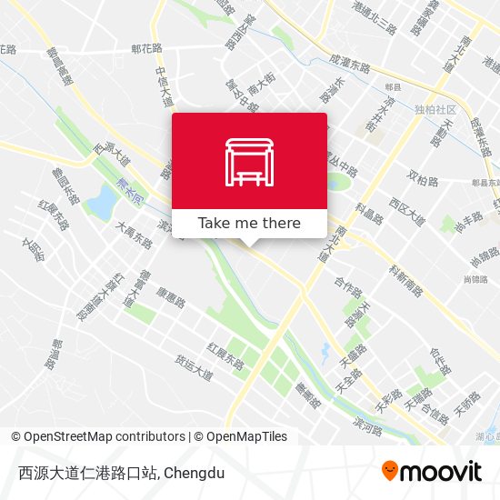 西源大道仁港路口站 map