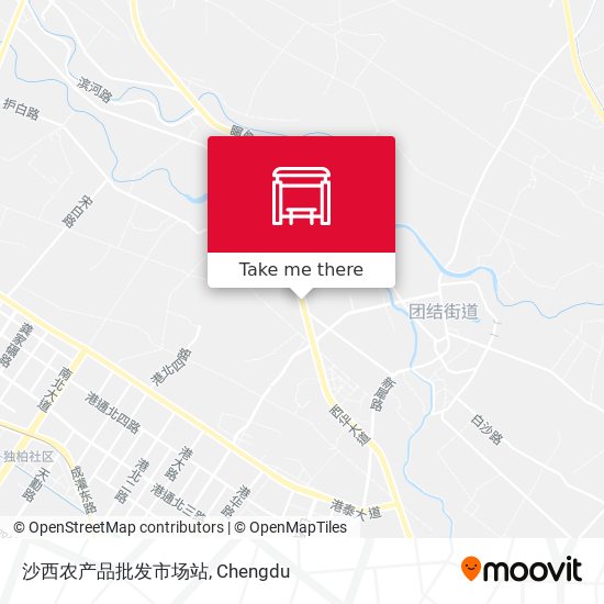 沙西农产品批发市场站 map