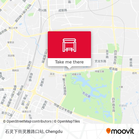 石灵下街灵雅路口站 map