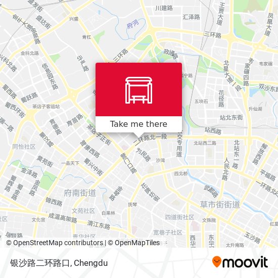 银沙路二环路口 map