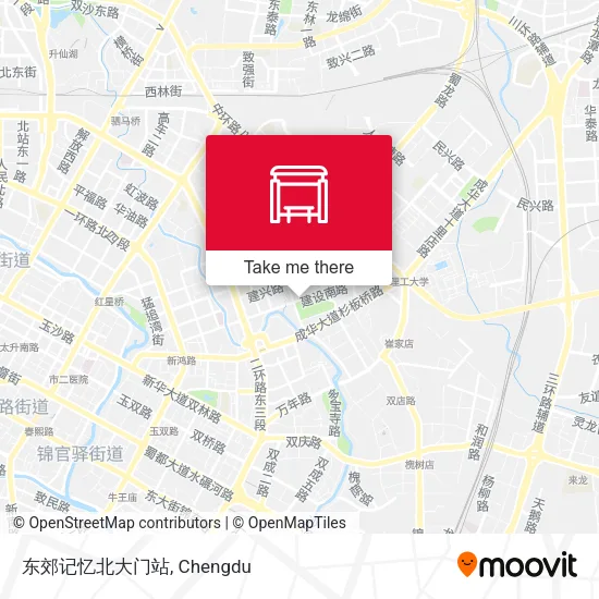 东郊记忆北大门站 map