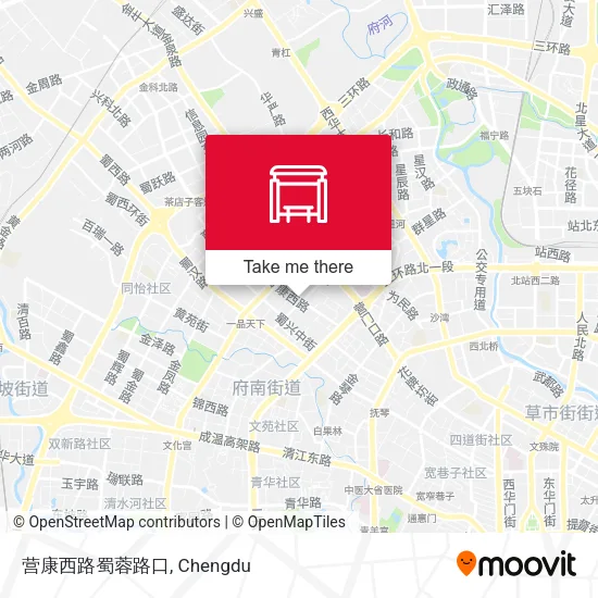 营康西路蜀蓉路口 map