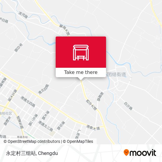 永定村三组站 map