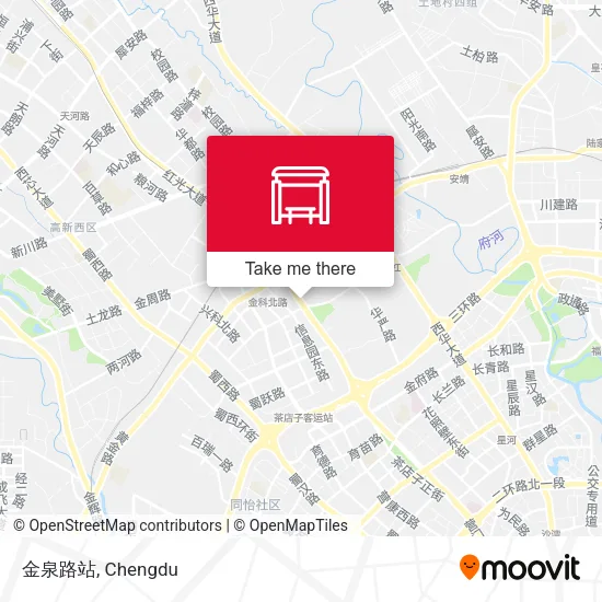 金泉路站 map