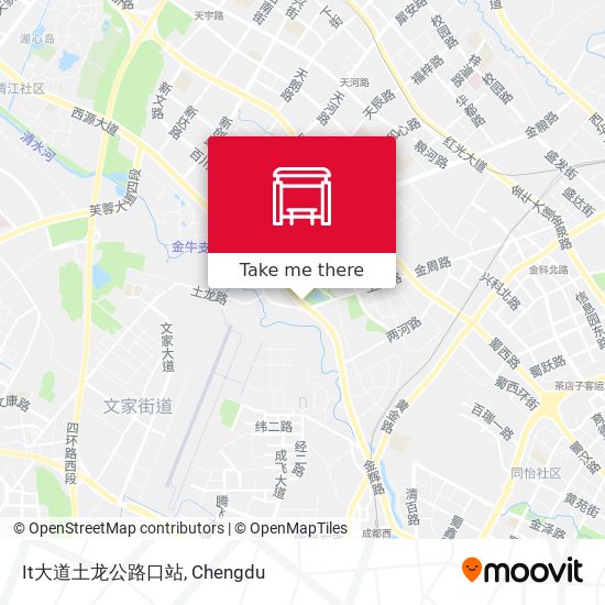 It大道土龙公路口站 map