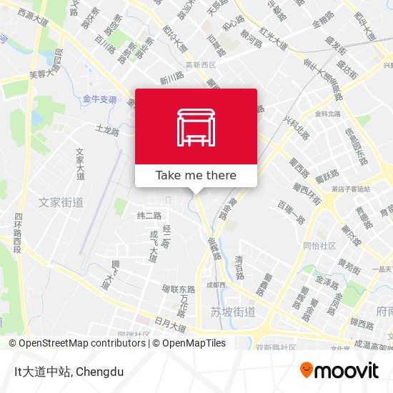 It大道中站 map