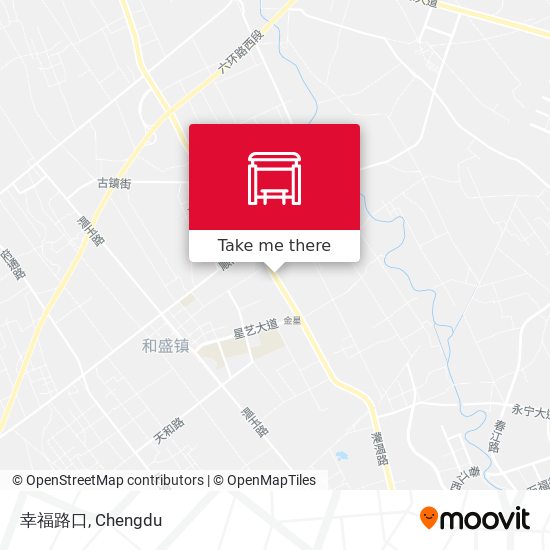 幸福路口 map