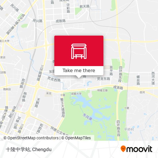 十陵中学站 map