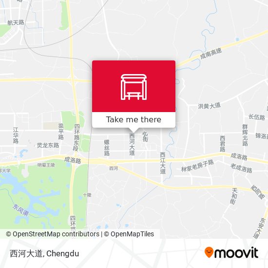 西河大道 map