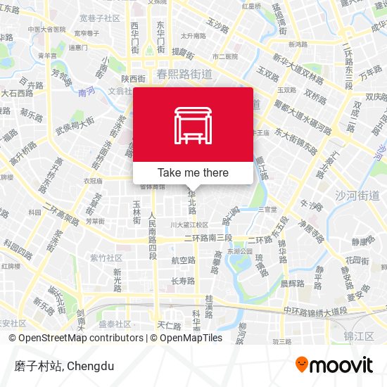 磨子村站 map