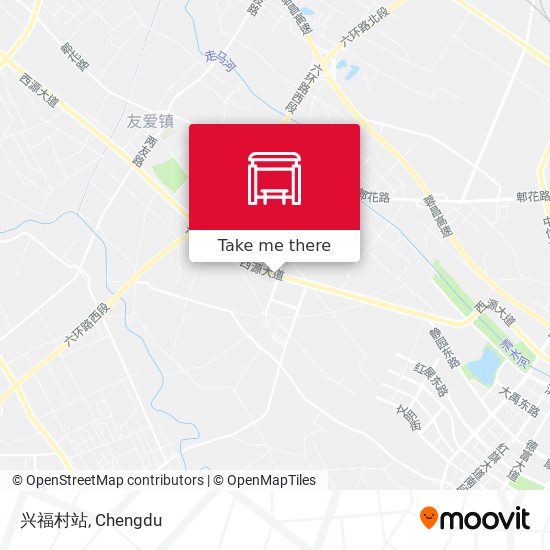 兴福村站 map