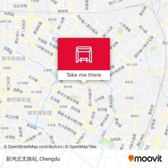 新鸿北支路站 map