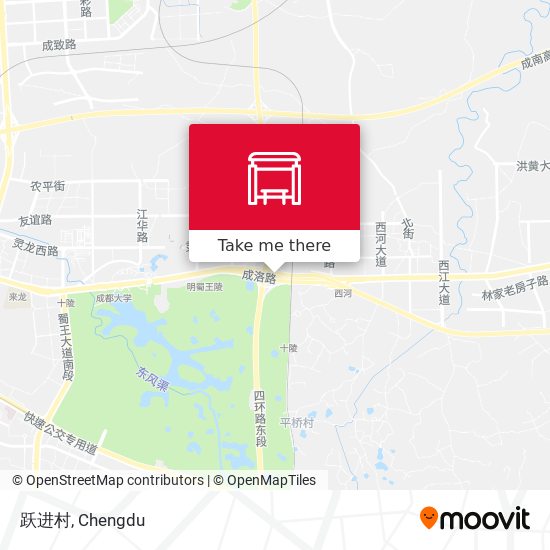 跃进村 map