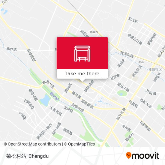 菊松村站 map