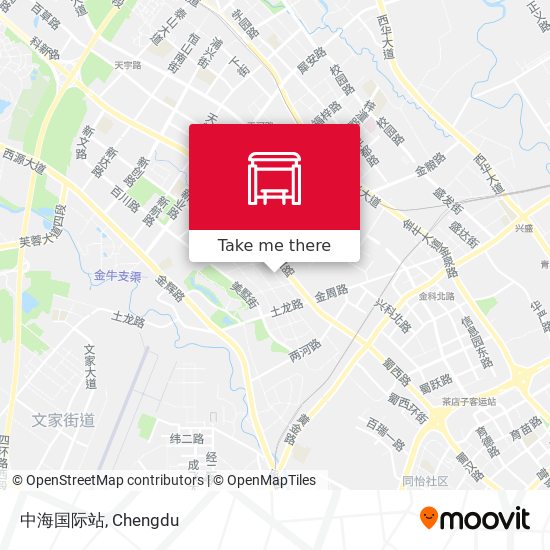 中海国际站 map