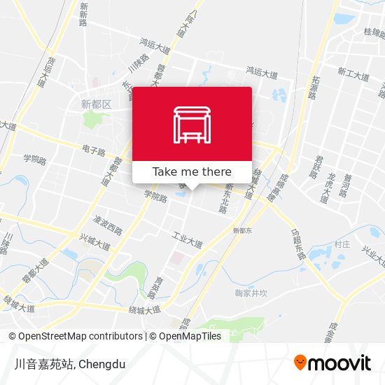 川音嘉苑站 map