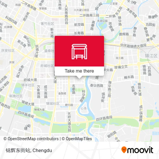 锦辉东街站 map