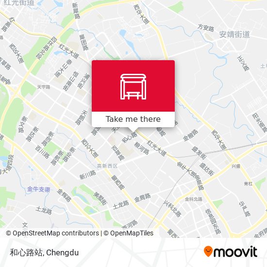 和心路站 map