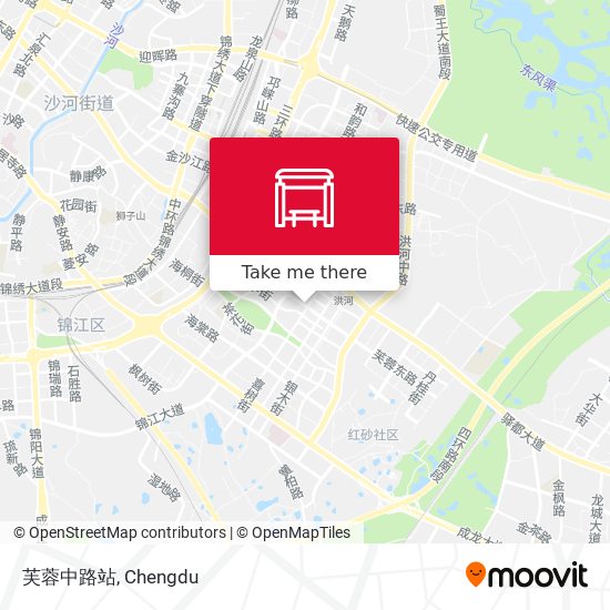 芙蓉中路站 map
