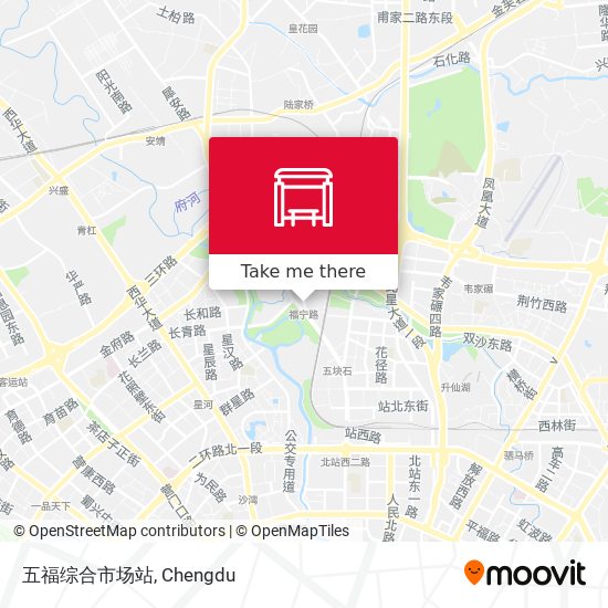 五福综合市场站 map