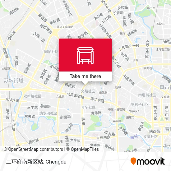 二环府南新区站 map