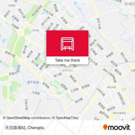 天目路南站 map