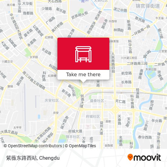 紫薇东路西站 map