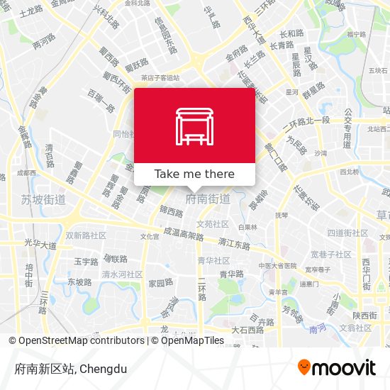 府南新区站 map